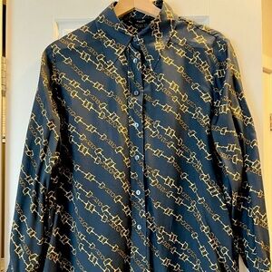 Massimo Dutti Long Sleeve Button Up Shirt Women’s US 6